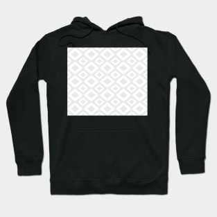 Abstract geometric pattern - gray and white. Hoodie